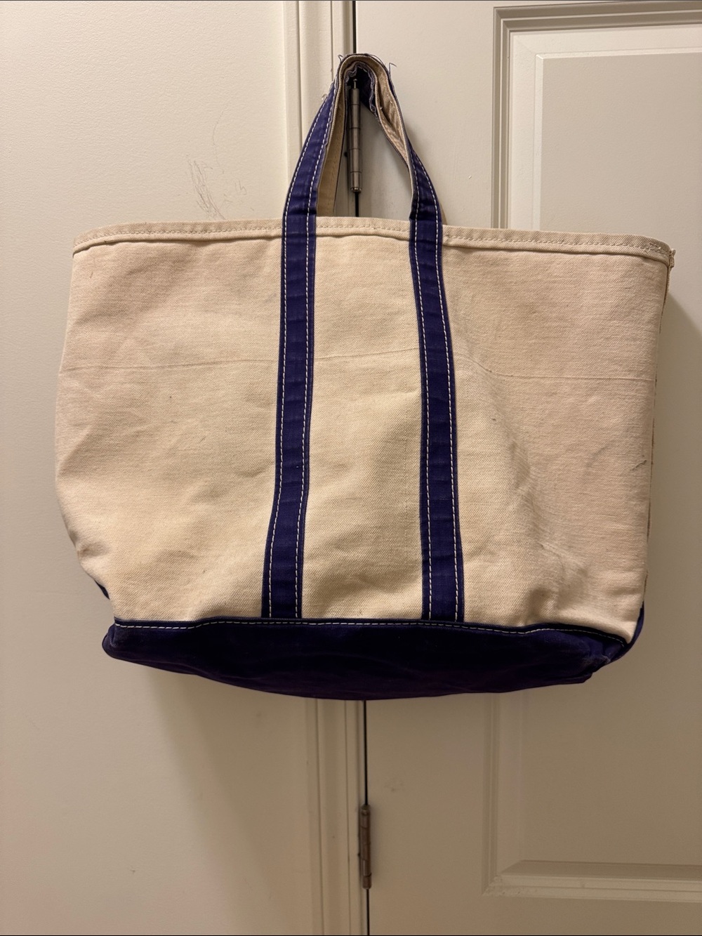 L.L.Bean Vintage Cursive tag Boat Bag